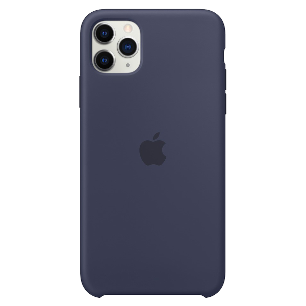 iPhone 11 Pro Max Silicon Case - Donkelblau
