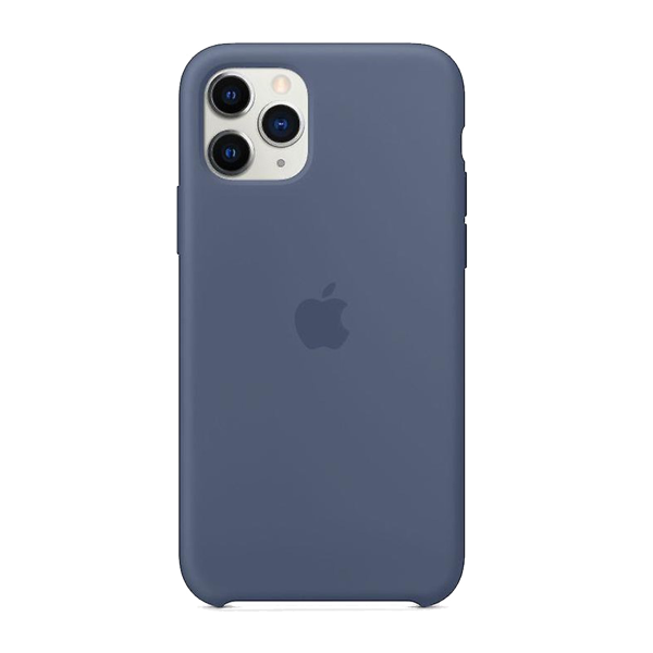 iPhone 11 Pro Max Siliconen Case - Blau