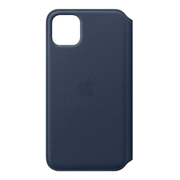 iPhone 11 Pro Max Leather Folio - Dunkelblau