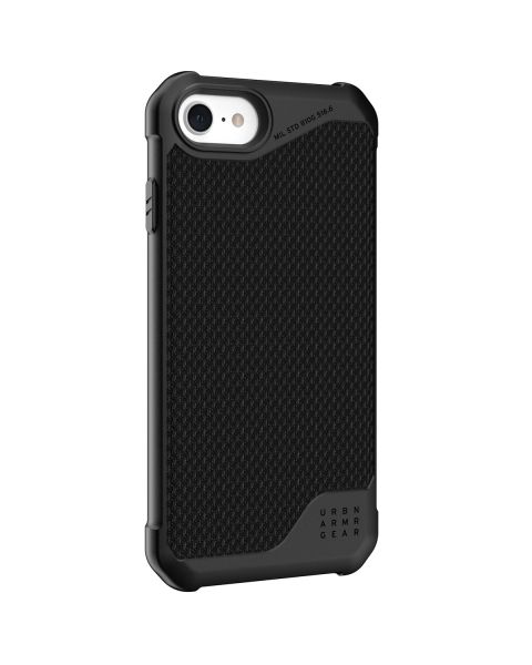 UAG Metropolis LT Backcover iPhone SE (2022 / 2020) / 8 / 7 / 6(s) - Zwart / Schwarz / Black