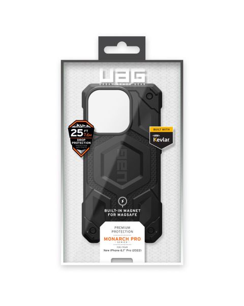 Monarch Backcover MagSafe für das iPhone 14 Plus - Kevlar Black