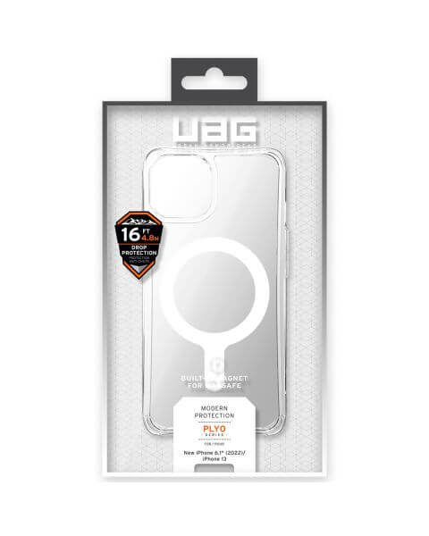 Plyo Backcover MagSafe für das iPhone 14 - Ice