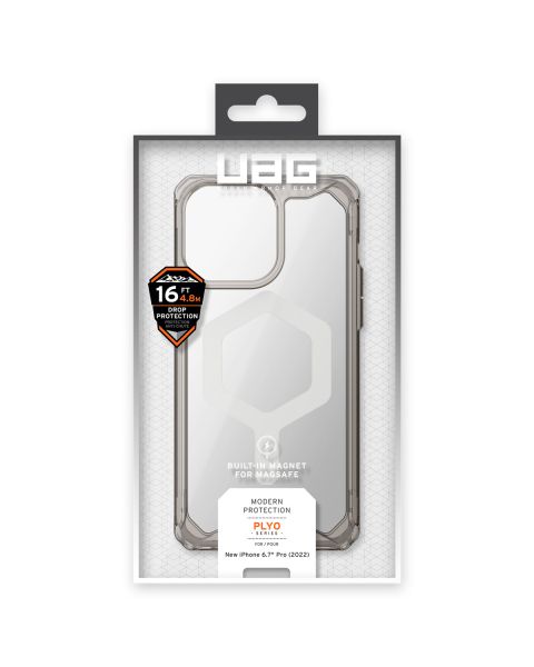 Plyo Backcover MagSafe für das iPhone 14 Pro Max - Ice