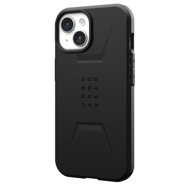 Civilian Backcover MagSafe für das iPhone 15 - Schwarz