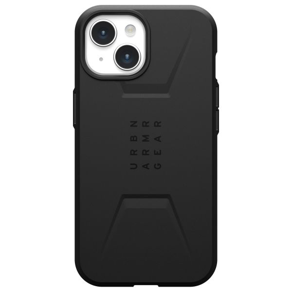 Civilian Backcover MagSafe für das iPhone 15 - Schwarz