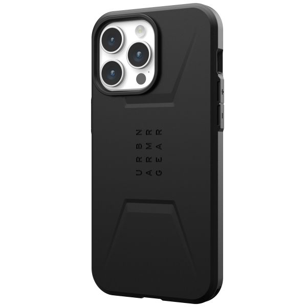 Civilian Backcover MagSafe für das iPhone 15 Pro Max - Schwarz