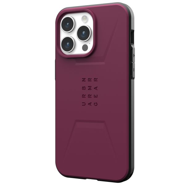 Civilian Backcover MagSafe für das iPhone 15 Plus - Bordeaux