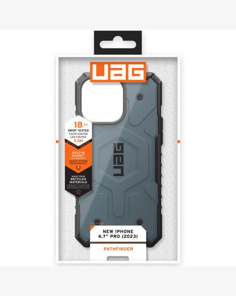 Pathfinder Case MagSafe für das iPhone 15 Pro Max - Cloud Blue