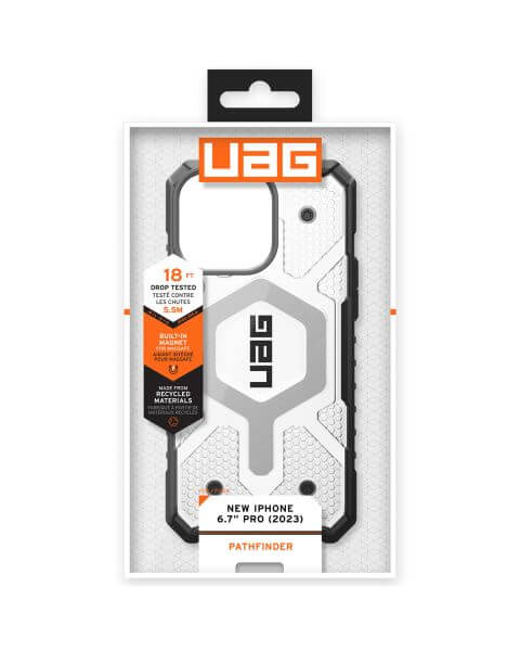 Pathfinder Case MagSafe für das iPhone 15 Pro Max - Ice