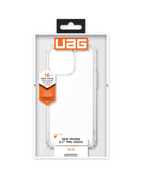 Plyo Hard Case für das iPhone 15 Pro Max - Ice