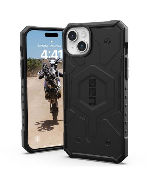 Pathfinder Case MagSafe für das iPhone 15 Plus - Schwarz