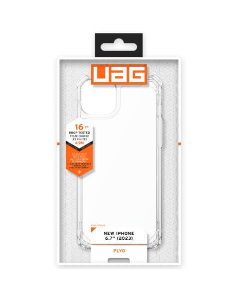 Plyo Hard Case für das iPhone 15 Plus - Ice