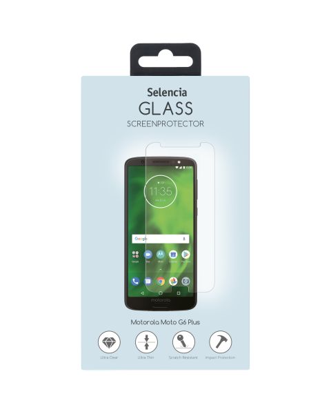 Displayschutz aus gehärtetem Glas für das Motorola Moto G6 Plus