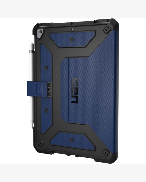 UAG Metropolis Bookcase iPad 10.2 (2019 / 2020 / 2021) - Blauw / Blau / Blue
