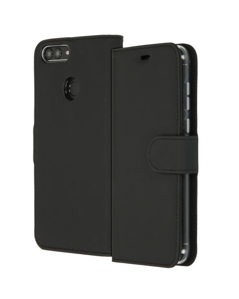 Schwarzes Wallet TPU Klapphülle für das Huawei P Smart