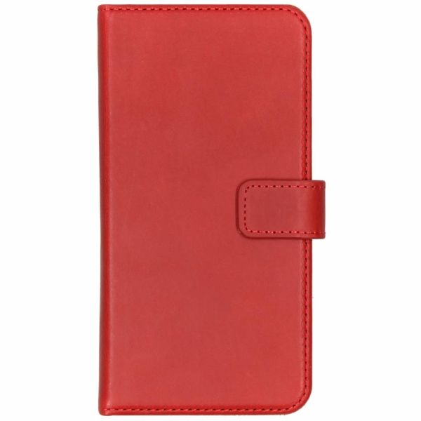 Echtleder Klapphülle Rot für Huawei P20 Lite