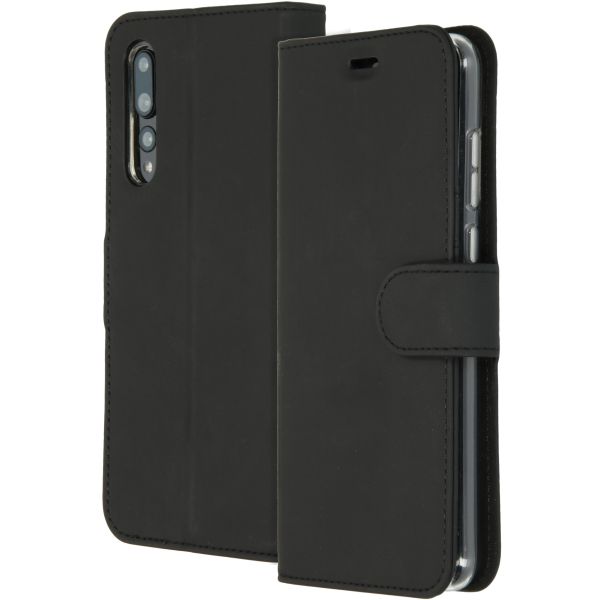 Schwarzes Wallet TPU Klapphülle für das Huawei P20 Pro