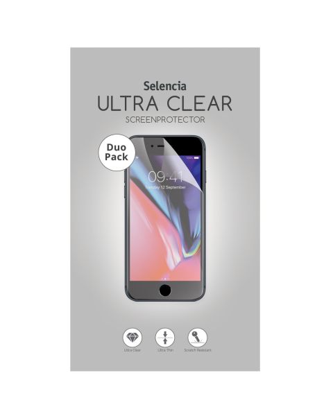 Selencia Duo Pack Ultra Clear Screenprotector Motorola Moto G6
