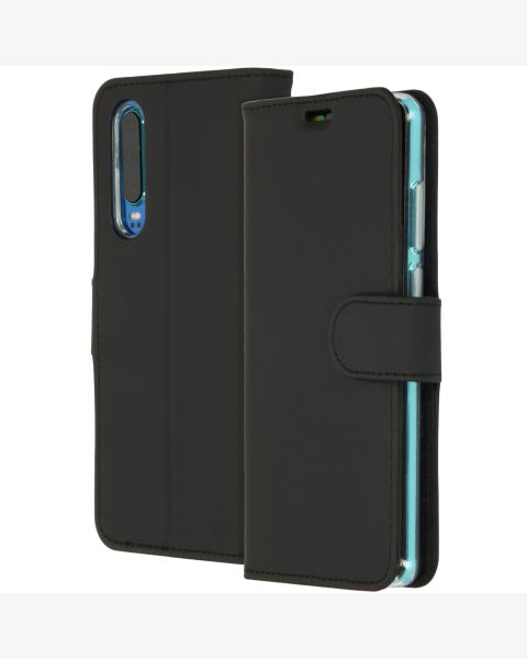 Wallet TPU Klapphülle Schwarz für das Huawei P30