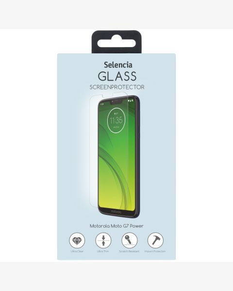 Displayschutz aus gehärtetem Glas für das Motorola Moto G7 Power