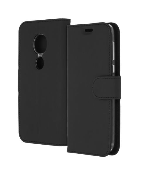 Accezz Wallet Softcase Bookcase Motorola Moto G7 Play - Zwart / Schwarz / Black