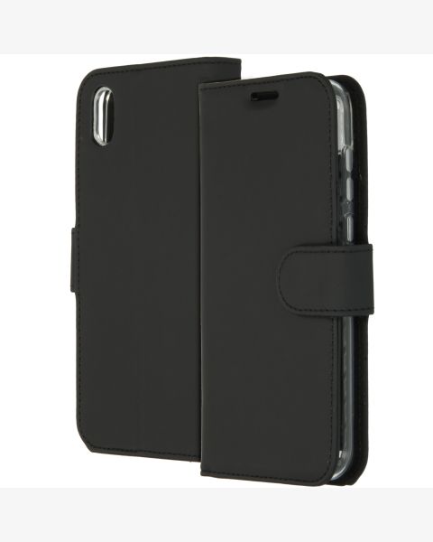 Wallet TPU Klapphülle Schwarz für das Huawei Y5 (2019)