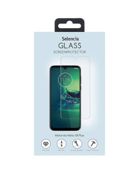 Selencia Gehard Glas Screenprotector Motorola Moto G8 Plus