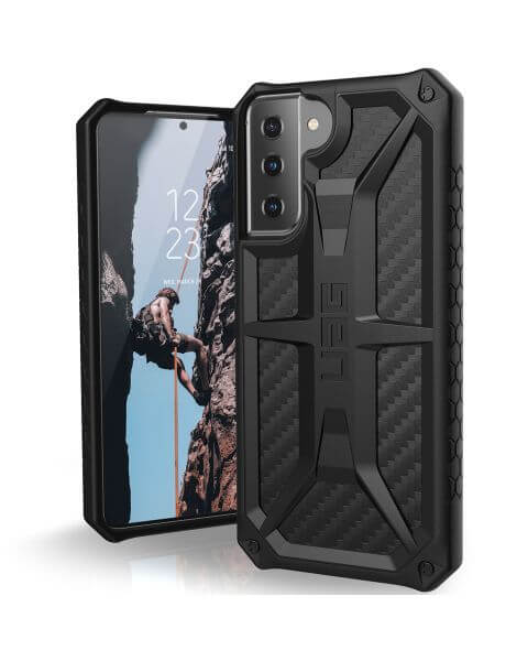 UAG Monarch Backcover Samsung Galaxy S21 - Carbon Fiber