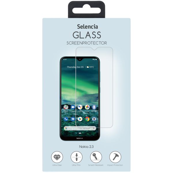Displayschutz aus gehärtetem Glas für das Nokia 2.3