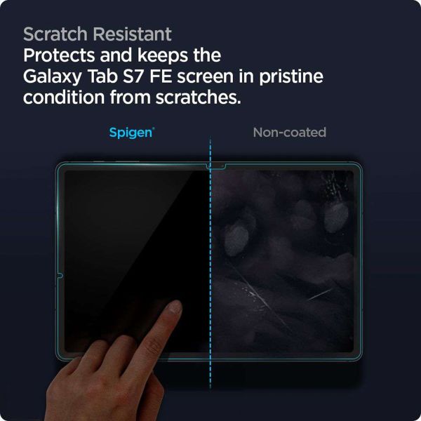 Spigen GLAStR EZ Fit Screenprotector + Applicator Samsung Galaxy Tab S7 FE / S7 FE 5G