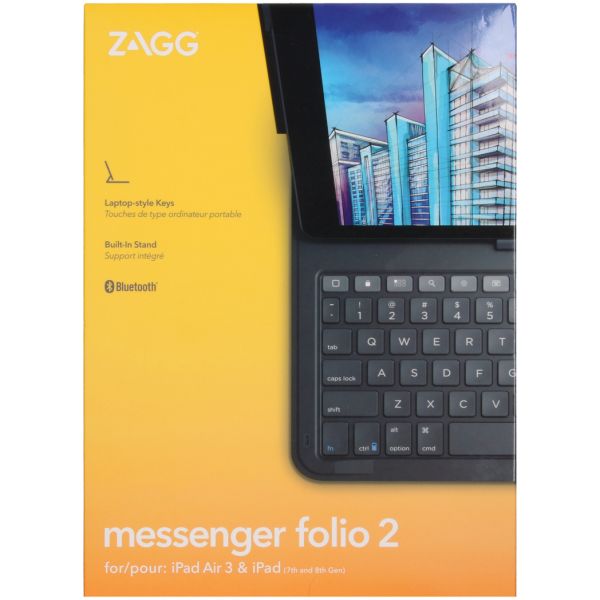 ZAGG Messenger Folio 2 Keyboard Case iPad 10.2 (2019 / 2020 / 2021)