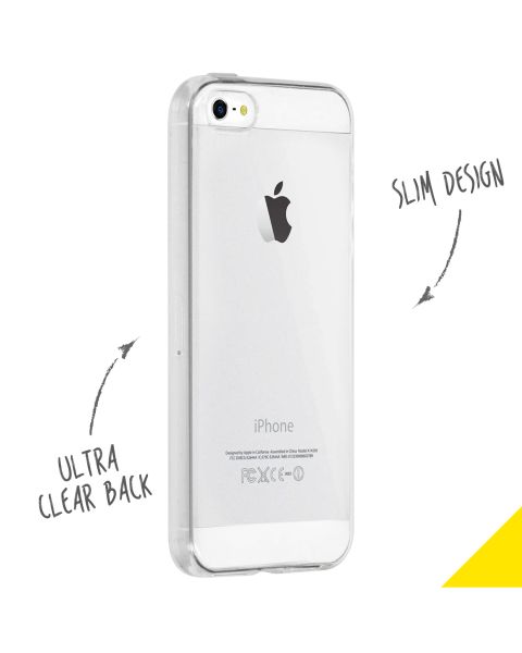 Accezz Clear Backcover iPhone 5 / 5s / SE - Transparant / Transparent
