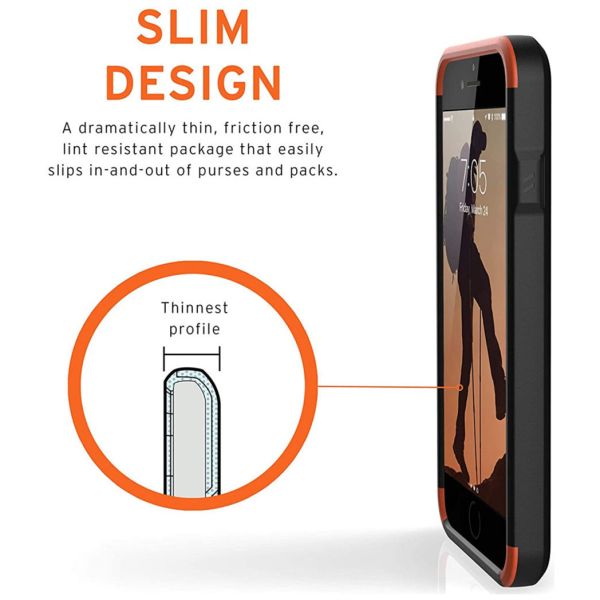 Civilian Backcover iPhone SE (2020) / 8 / 7 / 6(s) - Zwart - Zwart / Black
