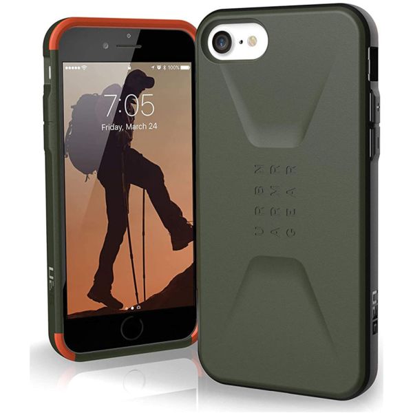 Civilian Backcover iPhone SE (2020) / 8 / 7 / 6(s) - Groen - Groen / Green