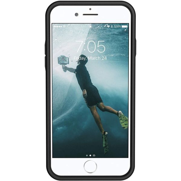 Outback Backcover iPhone SE (2020) / 8 / 7 / 6(s) - Zwart - Zwart / Black
