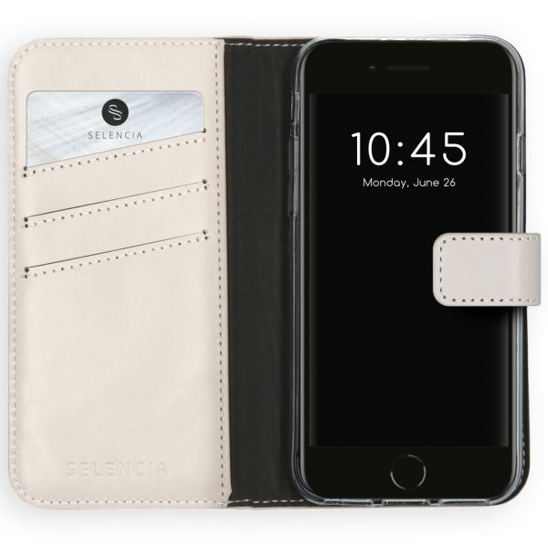 Echt Lederen Booktype iPhone SE (2020) / 8 / 7 / 6(s) - Mystic Stone