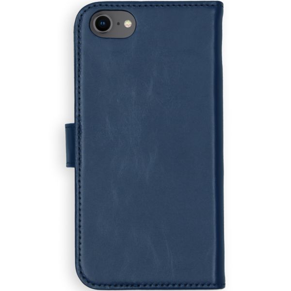Echtleder Klapphülle Blau für das iPhone SE (2022 / 2020) / 8 / 7 / 6(s)