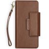 Uitneembare Vegan Lederen Bookcase iPhone SE (2020) / 8/7/6s - Bruin / Brown