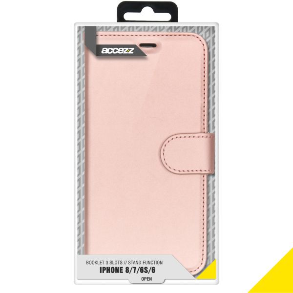 Rosa TPU Klapphülle für das iPhone SE (2022 / 2020) / 8 / 7 / 6(s)