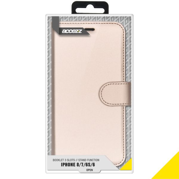 Goldfarbenes TPU Klapphülle für das iPhone SE (2022 / 2020) / 8 / 7 / 6(s)
