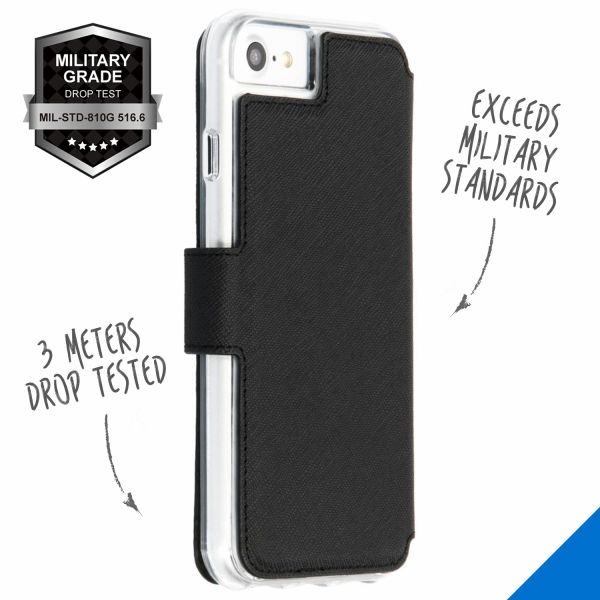 Xtreme Wallet Klapphülle Schwarz für das iPhone SE (2022 / 2020) / 8 / 7