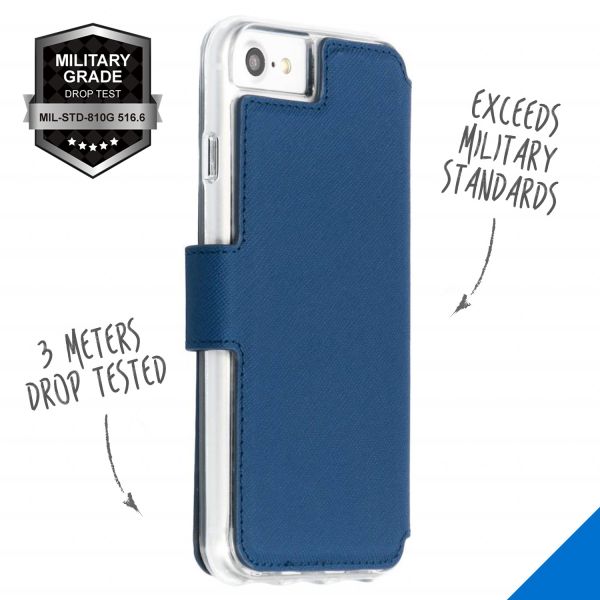 Xtreme Wallet Klapphülle Blau für das iPhone SE (2022 / 2020) / 8 / 7