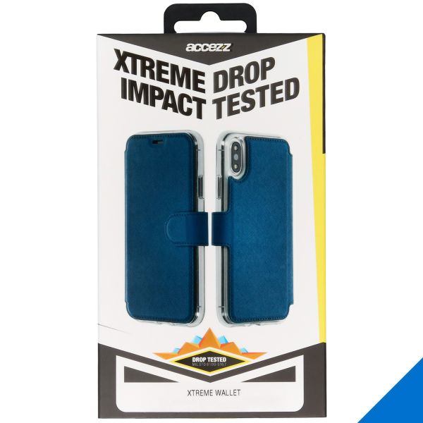 Xtreme Wallet Klapphülle Blau für das iPhone SE (2022 / 2020) / 8 / 7
