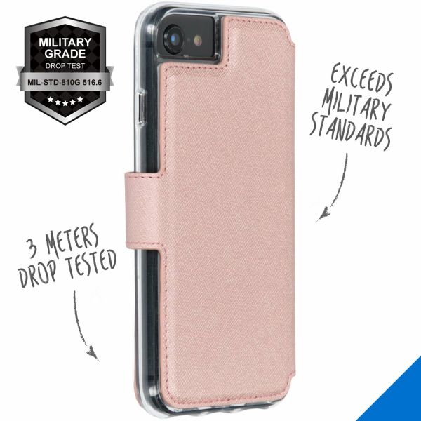 Xtreme Wallet Klapphülle Rosa für das iPhone SE (2022 / 2020) / 8 / 7