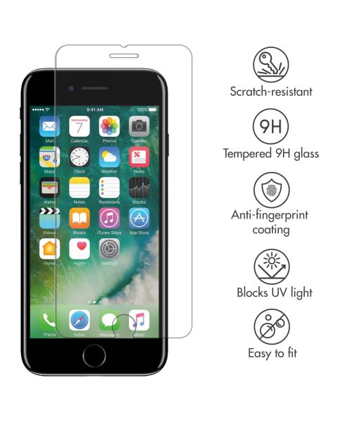 Panzerglas Displayschutz iPhone 8 / 7 / 6s / 6