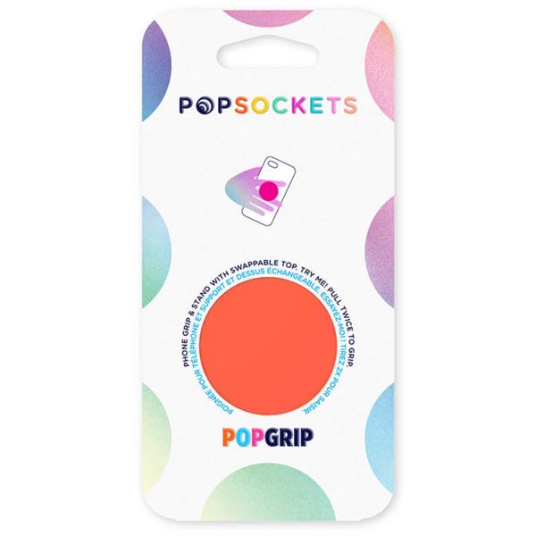 PopSockets PopGrip - Neon Electric Orange