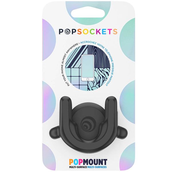 PopSockets PopMount 2 - PopGrip Houder - Multi-Surface - Telefoonhouder - Universeel - Zwart
