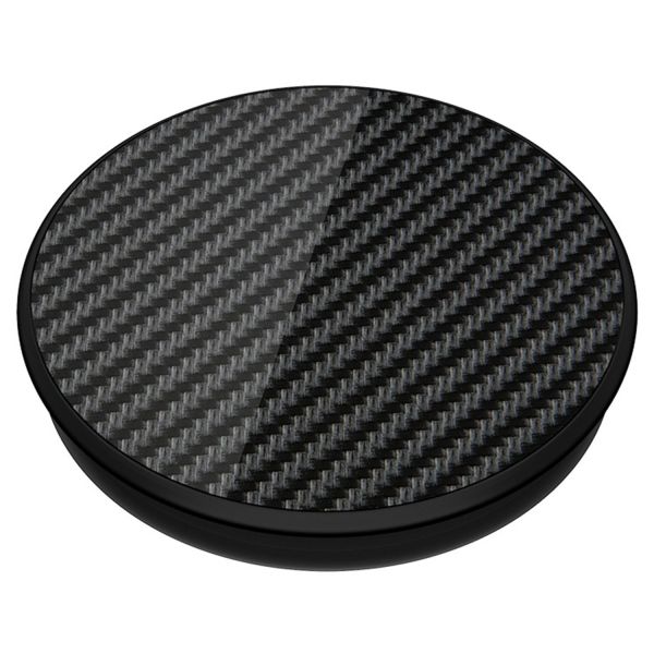 PopSockets Luxe PopGrip - Carbon Fiber Black