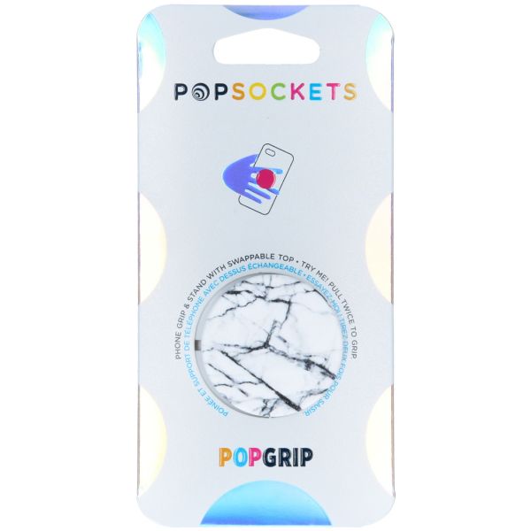 PopSockets PopGrip - Dove White Marble