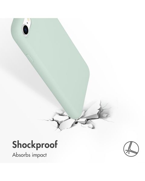 Liquid Silikoncase für das iPhone SE (2022 / 2020) / 8 / 7 - Hellblau